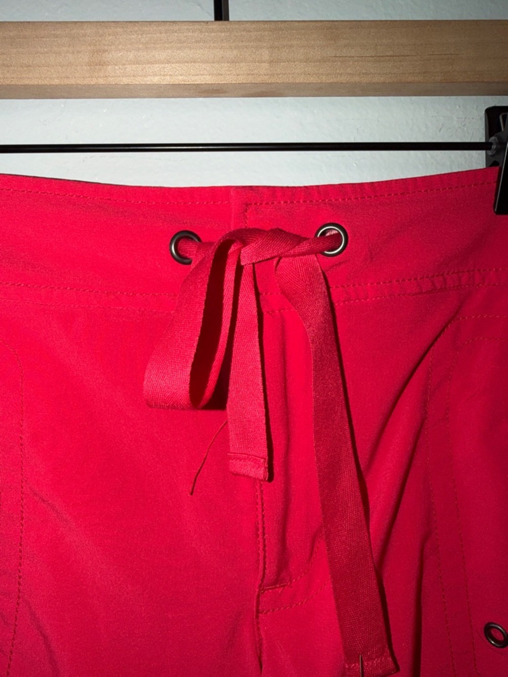 Athleta Bright Pink Drawstring Active Bermuda Shorts - Picture 3 of 6